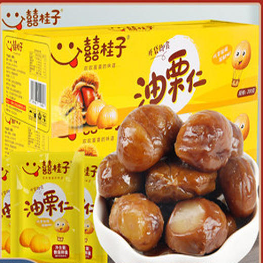 【9.9元/盒】喜桂子香甜油栗仁200g（0609377） 商品图0