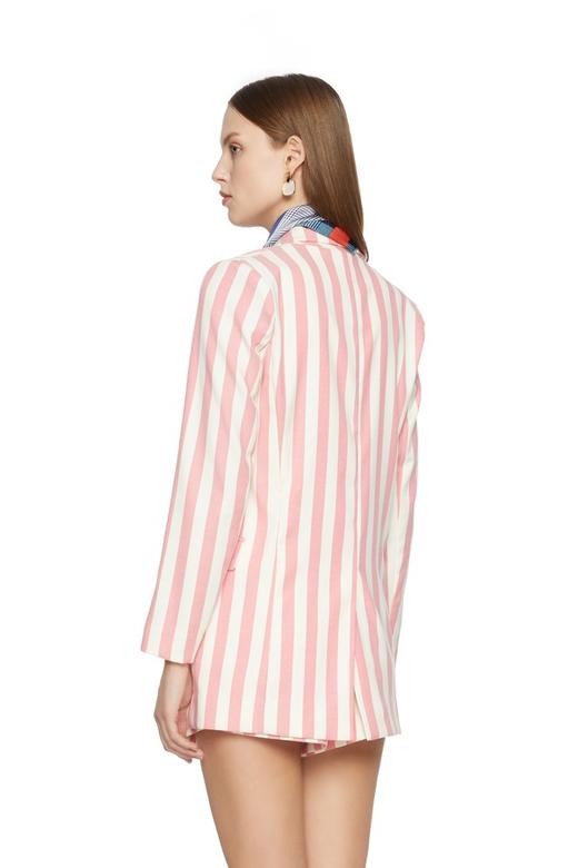 AVA 粉白条纹西装外套 5707 商品图1