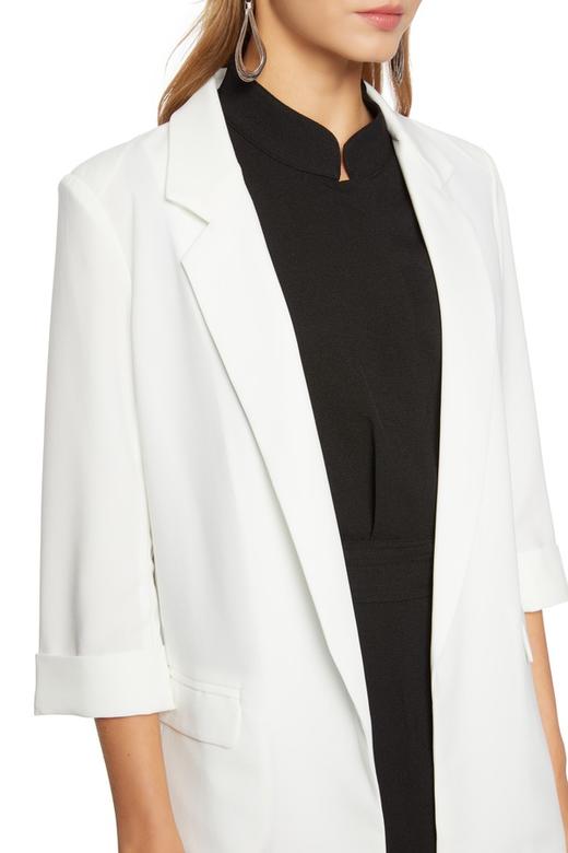 AVA 简约白色外套 5703 商品图2