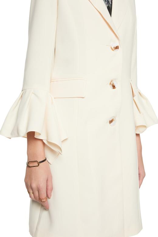 WEN&VI 简约荷叶袖V领外套 4615 商品图2