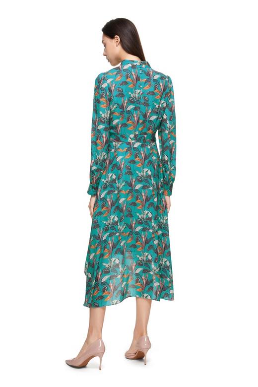 SIA SAYLOR 不规则印花系带连衣裙 8798 商品图2