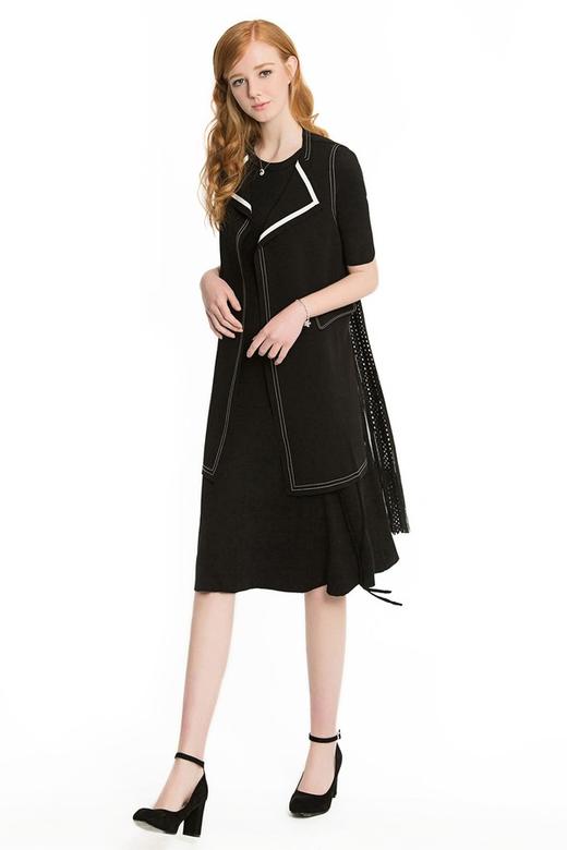 ROSEHOO 黑色露背气质马甲 1150 商品图0