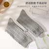 素道天然有机彩棉 女士中长筒袜 棉质半截女袜 灰色高筒棉袜 商品缩略图8