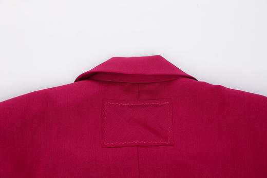 不对称溢边条直身西服 商品图5