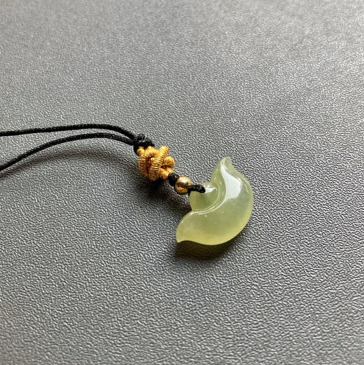 冰种黄翡金元宝钥匙扣手机链 商品图3