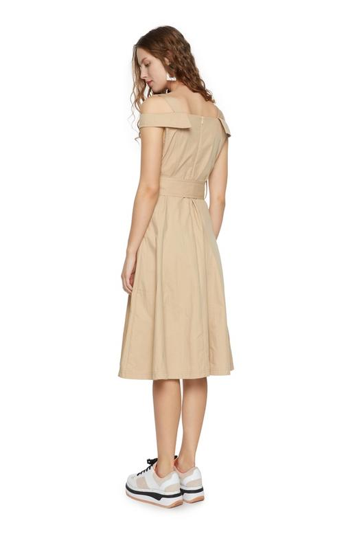 OCTAVIA 露肩吊带束腰连衣裙 5616 商品图1