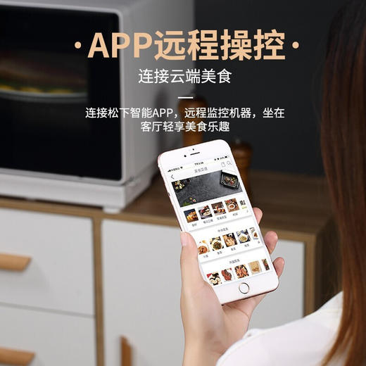 松下（Panasonic） 蒸烤箱电烤箱NU-TM210W家用蒸烤箱一体机多功能蒸汽烤箱大容量智能电烤箱蒸烤一体机 NU-TM210W 商品图2