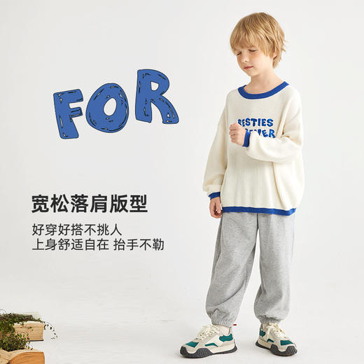 fx-【反季清仓 一件不留】时尚字母圆领毛衣PCMY2305 商品图1