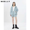 NEELLY纳俪商场同款系带字母印花短裤女阔腿直筒显瘦休闲裤百搭N23031H01157 商品缩略图2