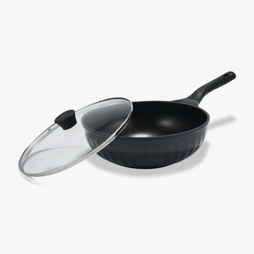 ARISU不粘锅炒锅韩国原装进口陶瓷涂层电磁炉燃气灶家用30CM/四季双耳36CM 商品图8