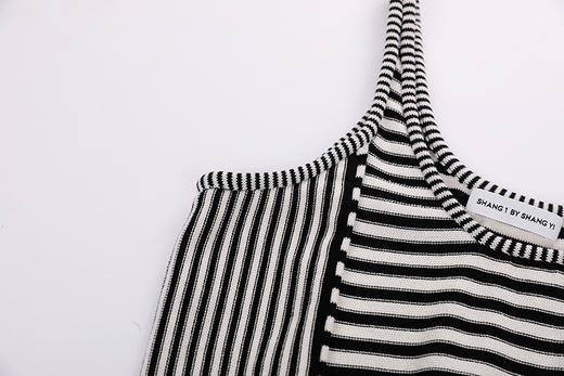 条纹针织吊带背心 商品图3