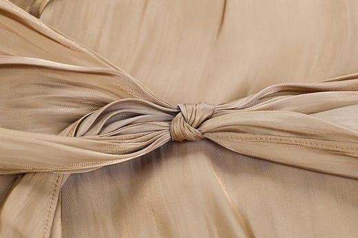 小翻领叠搭系带衬衫 商品图5