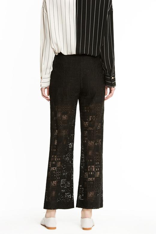 ELLA JADE 镂空几何黑色阔腿裤 1099 商品图2