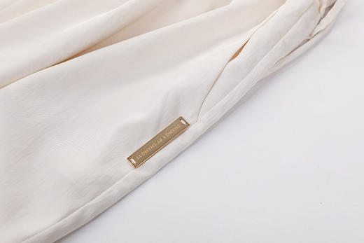 抽绳松紧腰垂褶长裤 商品图5