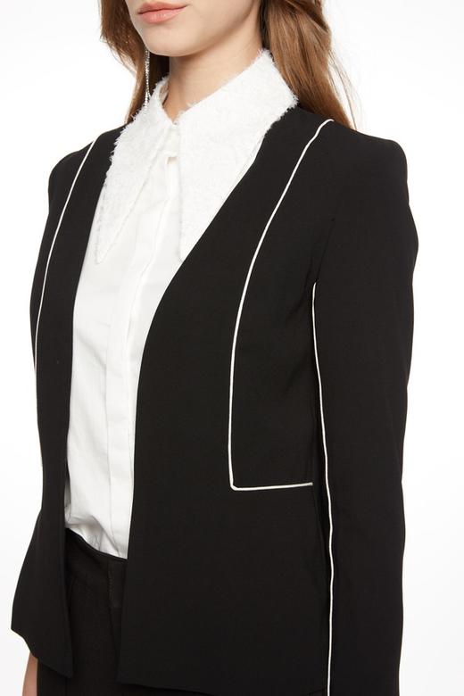 Lia Shade 黑色V领西装外套 5556 商品图3