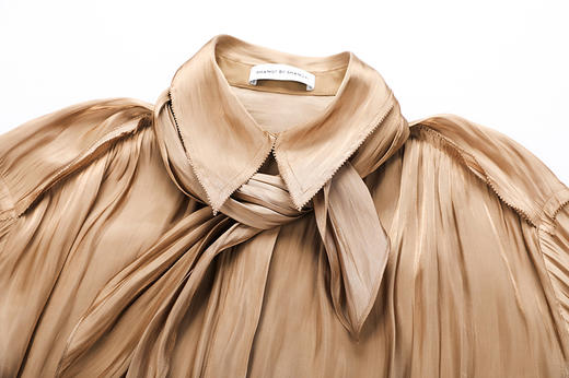 花瓣领巾衬衫 商品图5