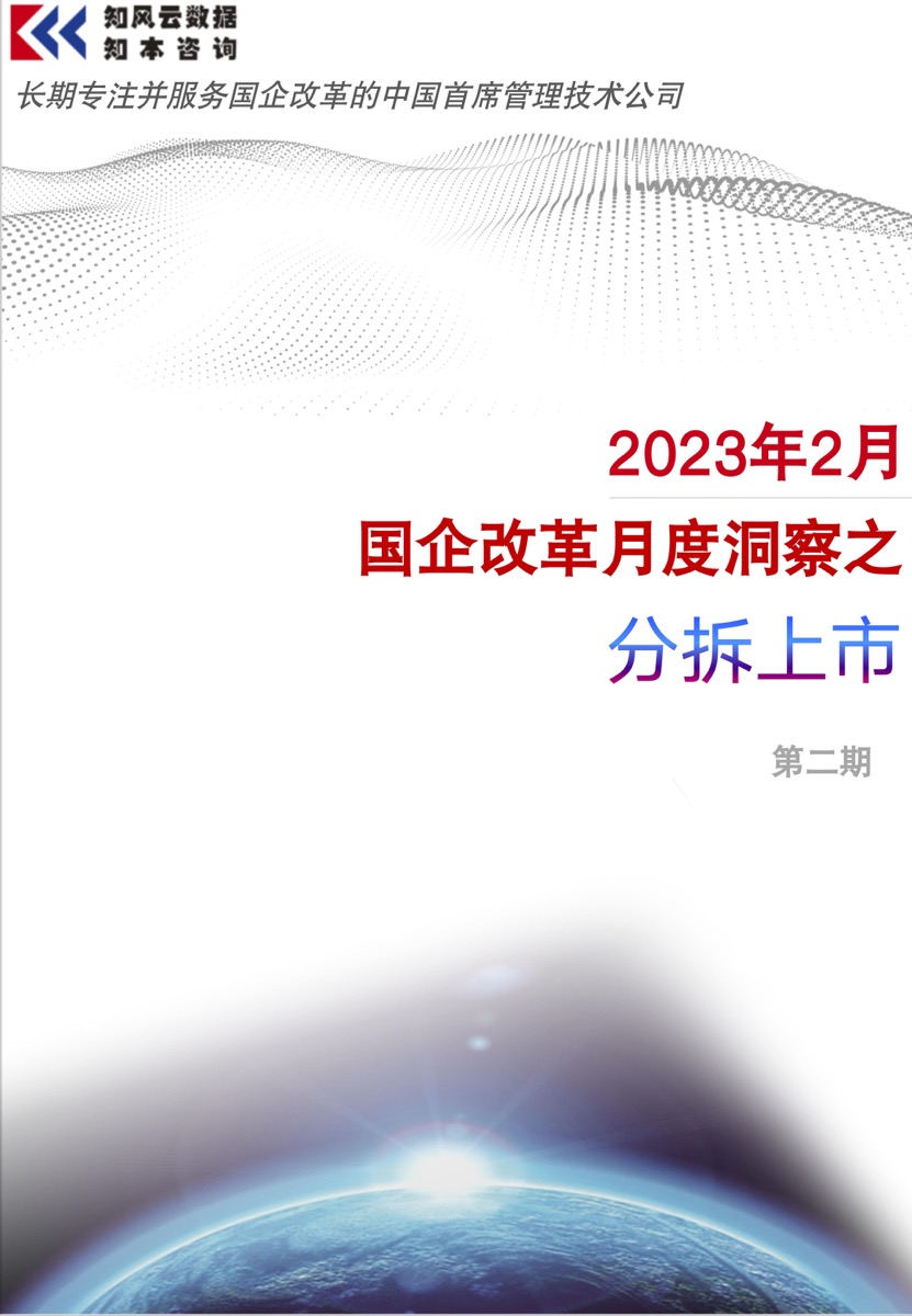 2023-2月国企改革月度洞察之分拆上市