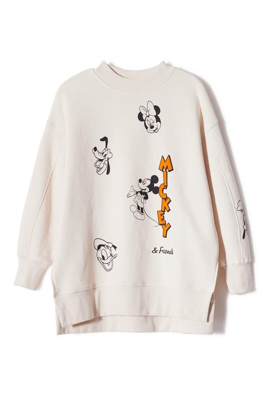 H&M 卡通图案浅抓绒长版卫衣 8706 商品图4