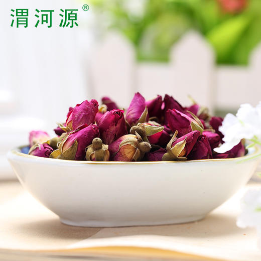 甘肃苦水玫瑰 重瓣红玫瑰 玫瑰花茶  标准化生产 甘肃特产 蕾大饱满 芳香浓郁 低温烘干 花型完整 商品图1