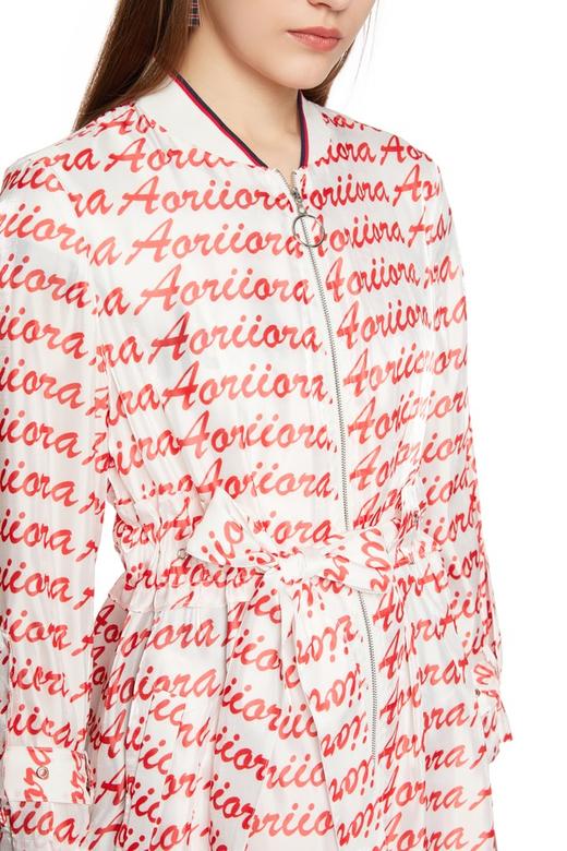 TONGRI曈日 字母饰夹克式长外套 5148 商品图2