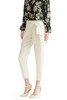 WEN&VI 米白色系带修身长裤 1105 商品缩略图1
