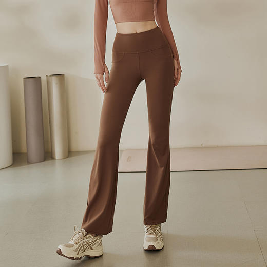 跃牌【化蝶双飞】系列高腰提臀喇叭裤SYFTM0105 商品图2