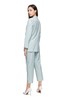 ESTELLICA 浅蓝条纹开衩西服套装 8872 商品缩略图2