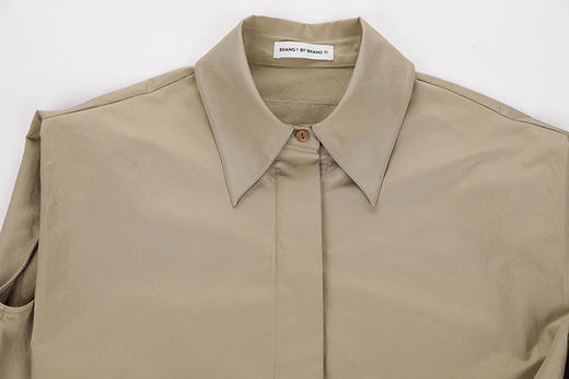 宽松翻领无袖衬衫上衣 商品图4