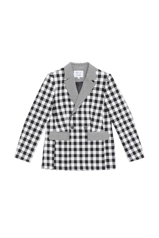 ELLA JADE 经典格纹西装外套 5924 商品图4