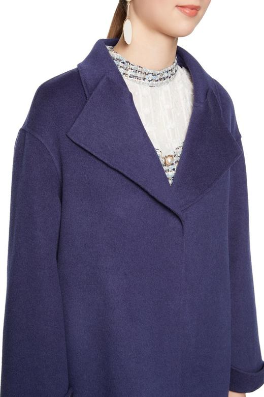 AUGUST 1 EIGHT 简约蓝色羊毛大衣 4451 商品图2