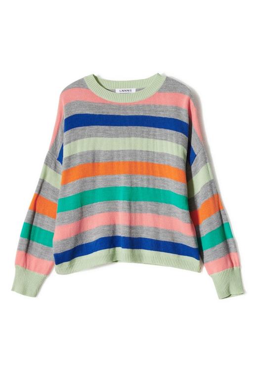 LNNNS 彩色条纹套头毛衫 8773 商品图4