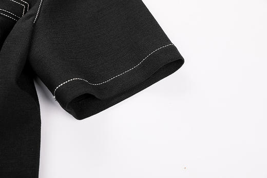 系扣圆领短袖西服 商品图6