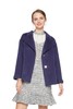 AUGUST 1 EIGHT 简约蓝色羊毛大衣 4451 商品缩略图0