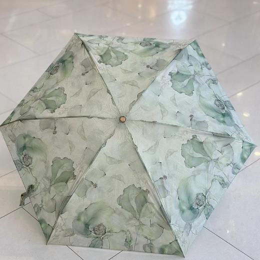 优品堂【如花如歌】五折米胶金骨防紫外线太阳伞 商品图6