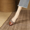 新款爆款豆豆鞋，拼色方头网红爆款平底鞋HYT-7198A 商品缩略图12