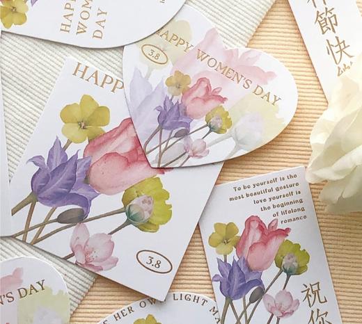 女神节 以花之名卡片（28小张/包） 商品图1