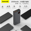 倍思 Adaman金属数显快充移动电源 65W 20000mAh充电宝（含简易通用数据线USB to Type-C 3A 0.3m） 商品缩略图3