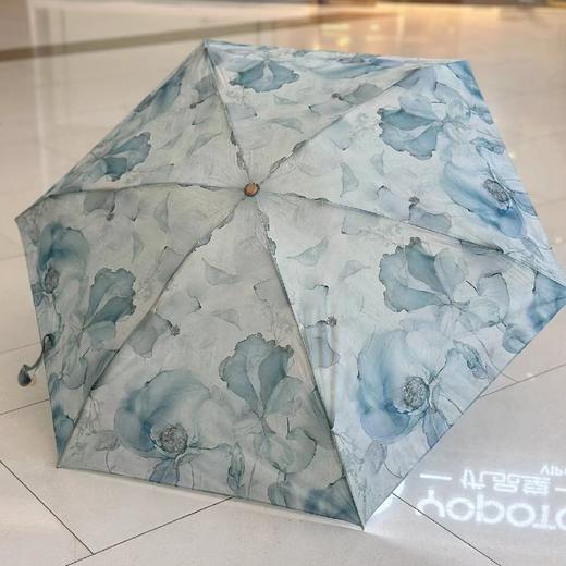 优品堂【如花如歌】五折米胶金骨防紫外线太阳伞 商品图8