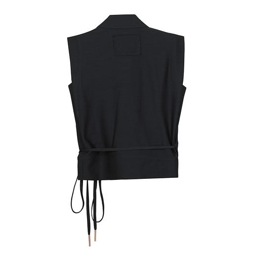 西服领斜搭系带马甲 商品图2