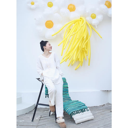 【线上专属】直筒裤（23709086-凝脂） 商品图0