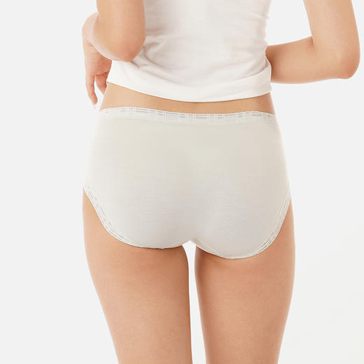 都市丽人健康系列莫代尔三角裤女士内裤新年本命年红品低腰三角裤LK33E8 商品图2