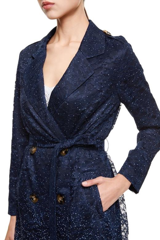 INSUN恩裳 花朵星空渐变蕾丝外套 8817 商品图3