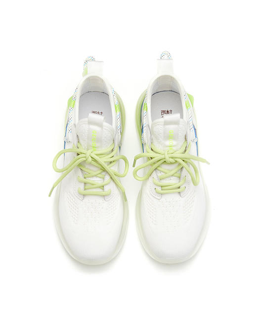 西村名物2022年春季款女时尚运动休闲鞋系带松糕厚底老爹鞋T22AM10491 商品图2