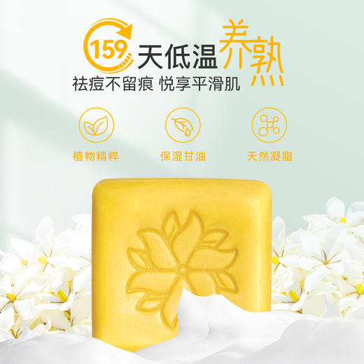 药食同源成分安心养肤栀子祛痘冷凝洁面皂 商品图0