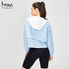 IYOGA艾瑜嘉瑜伽服连帽薄款透气吸汗外搭速干洋气健身跑步训练服罩衫拉链长袖J022 商品缩略图1