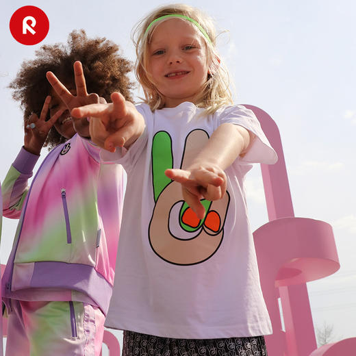 reima男女儿童大童T恤春夏新款休闲卡通印花短袖 商品图1