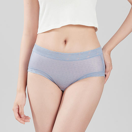 都市丽人健康系列锦泳平角裤女士内裤中腰平角裤LK35B3 商品图0