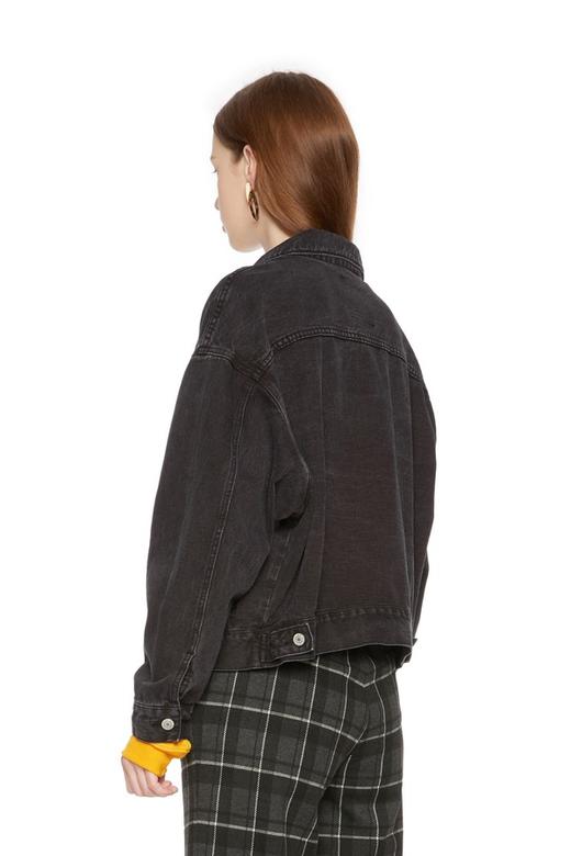 Pull&Bear 简约黑色牛仔短外套 5346 商品图1