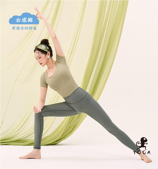 【现货秒发】壁虎瑜伽【云感裤-集合】超高弹纯色瑜伽裤九分裤 商品图5