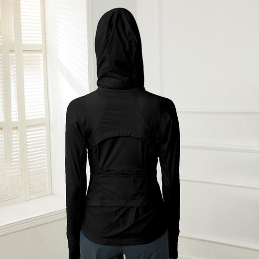 《春季新款 三月春上新》哈瓦塔透气运动修身减龄瑜伽外套H330103 商品图7